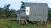 1:87 Scale - World War 1 Medical Horse Drawn Wagon - Kit